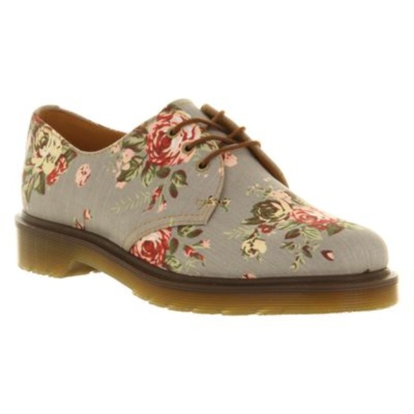 Dr. Martens Shoes - 9 Dr. Martens Floral Lace Up Oxfords